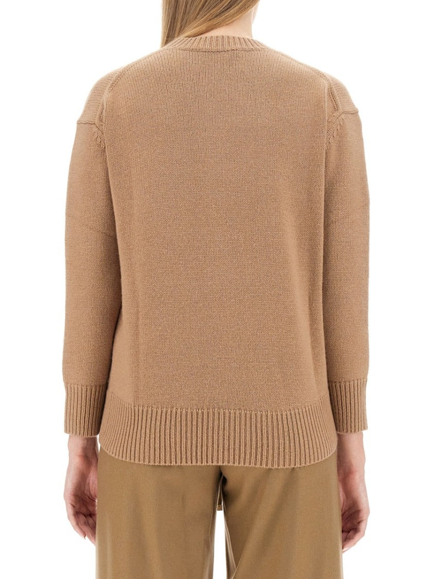 Max Mara Classic Button-Down Shirt In Luxurious Wool-Cashmere Blend