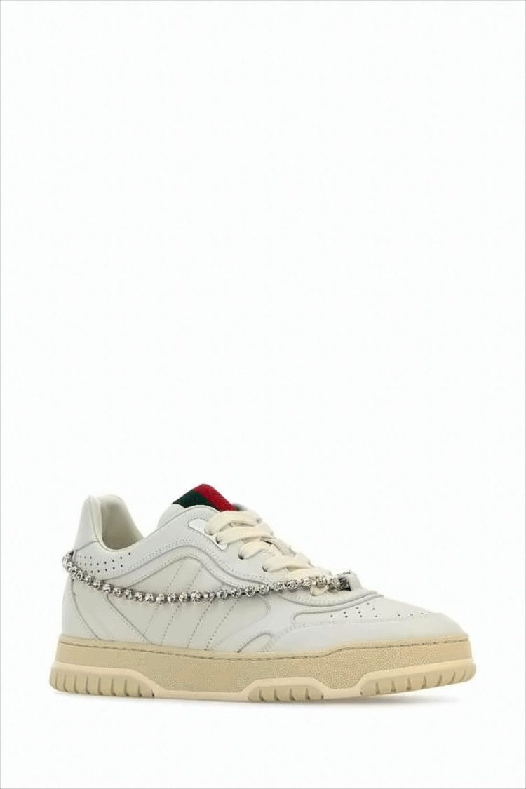 Gucci Low-Top Sneakers With Leather