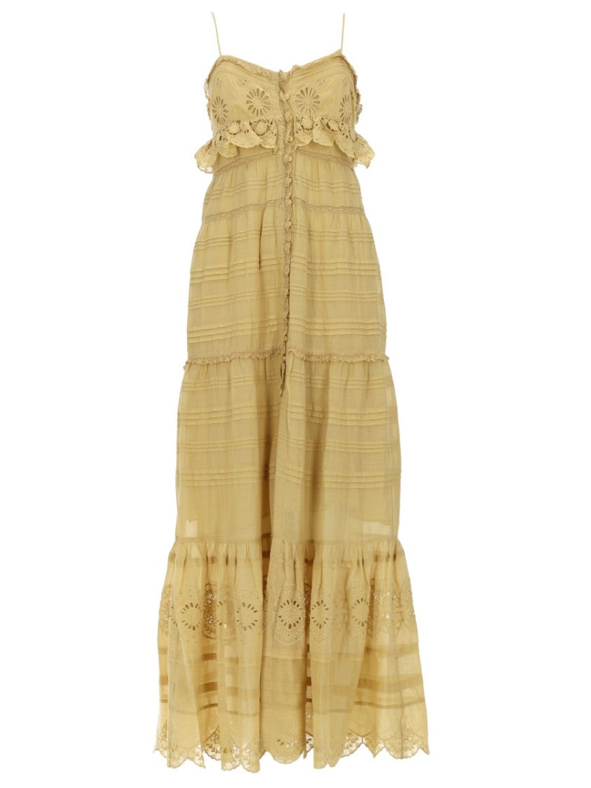 Isabel Marant Etoile maxi Dress Cotton ruffled tiered
