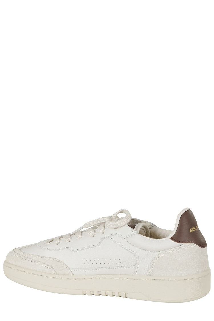 Axel Arigato Dice T Toe Cream Brown Leather Suede Sneakers