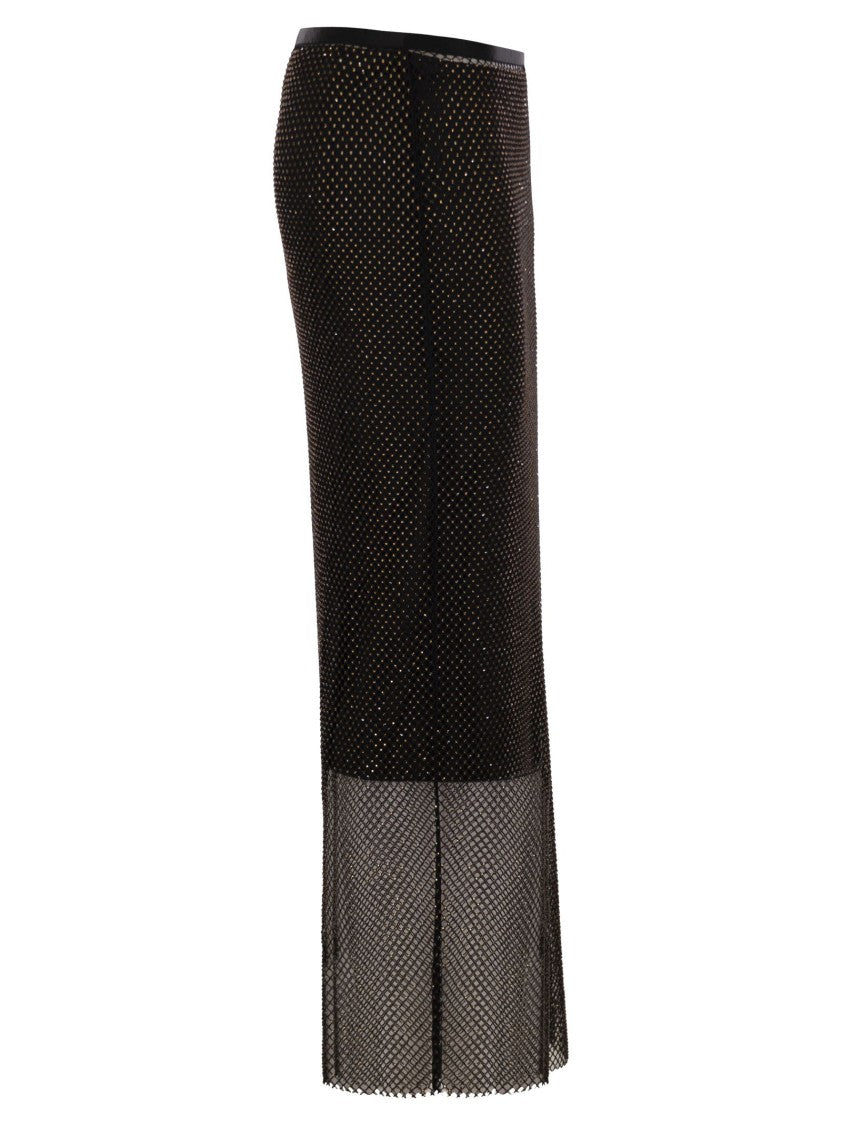 Sportmax Rete - Longuette With Rhinestones