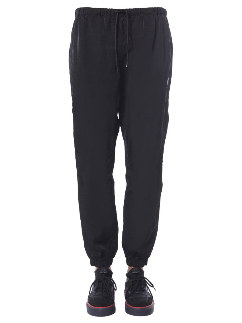 Marcelo Burlon Tapered Black Jogging Pants