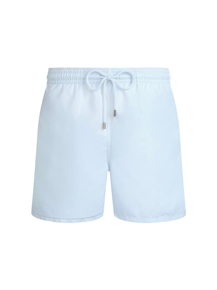 Vilebrequin White Swim Shorts With Water-Repellent Fabric