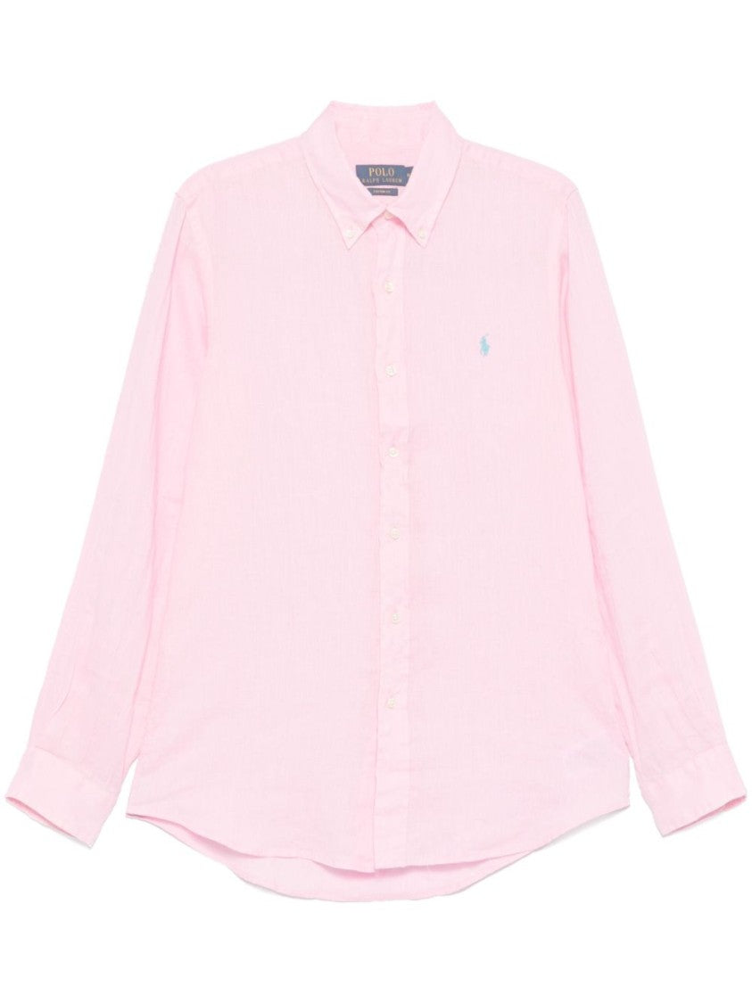 Polo Ralph Lauren Button-Down Linen Shirt With Classic Fit