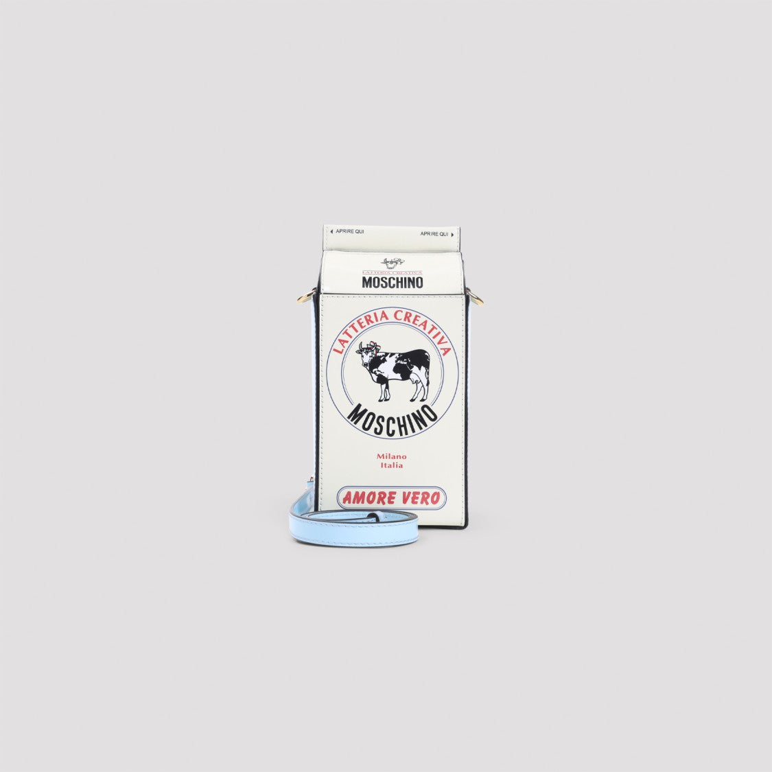 Moschino Milk Carton-Inspired Shoulder Bag