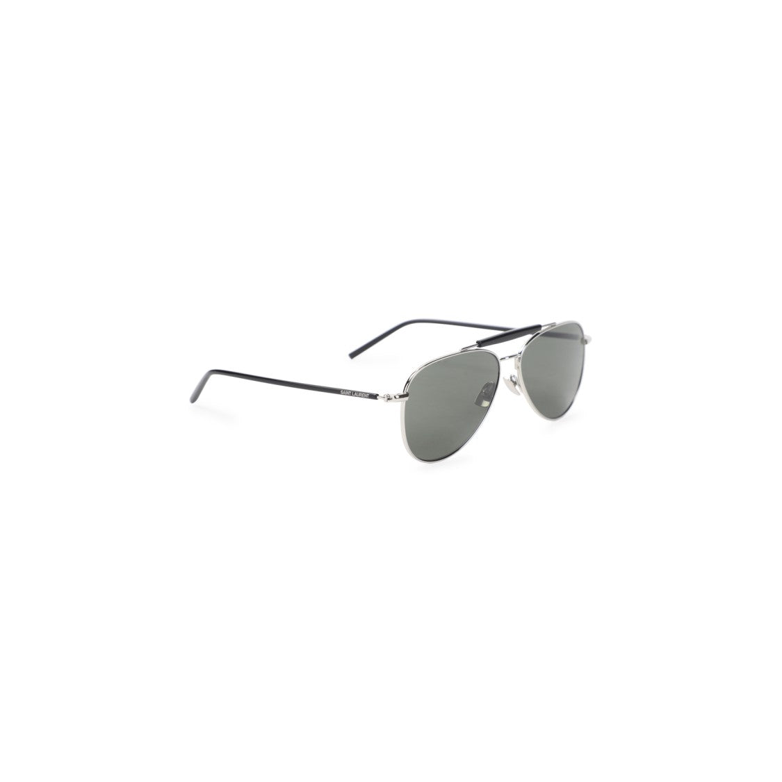 Saint Laurent Classic Aviator Sunglasses With Metal Frames
