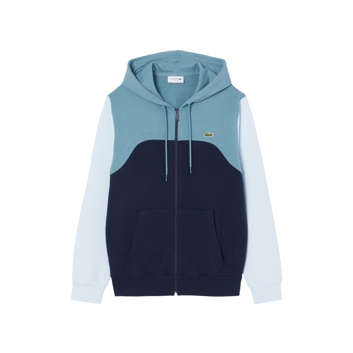 Lacoste Black Zip-Up Hoodie