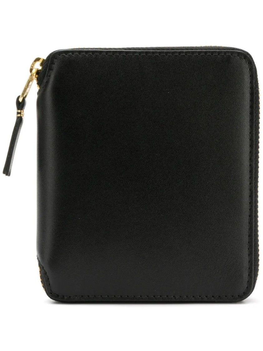 Comme Des Garçons Smooth Calfskin Compact Zip-Around Wallet