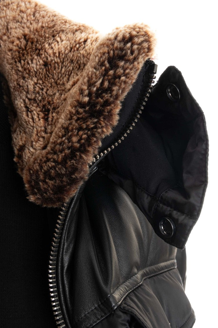 Moorer Nylon & Leather Bomber Mod. Alarick-Peh