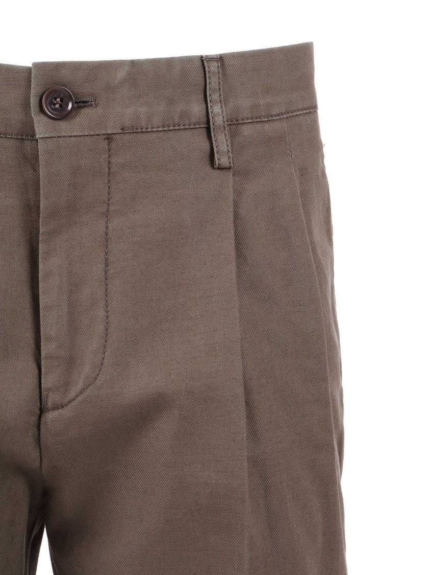 Aspesi Tailored Matte Straight Leg Straight-Leg Pants