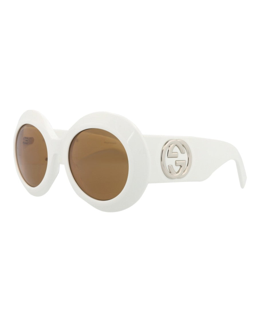 Gucci Round-Frame Recycled Acetate Sunglasses