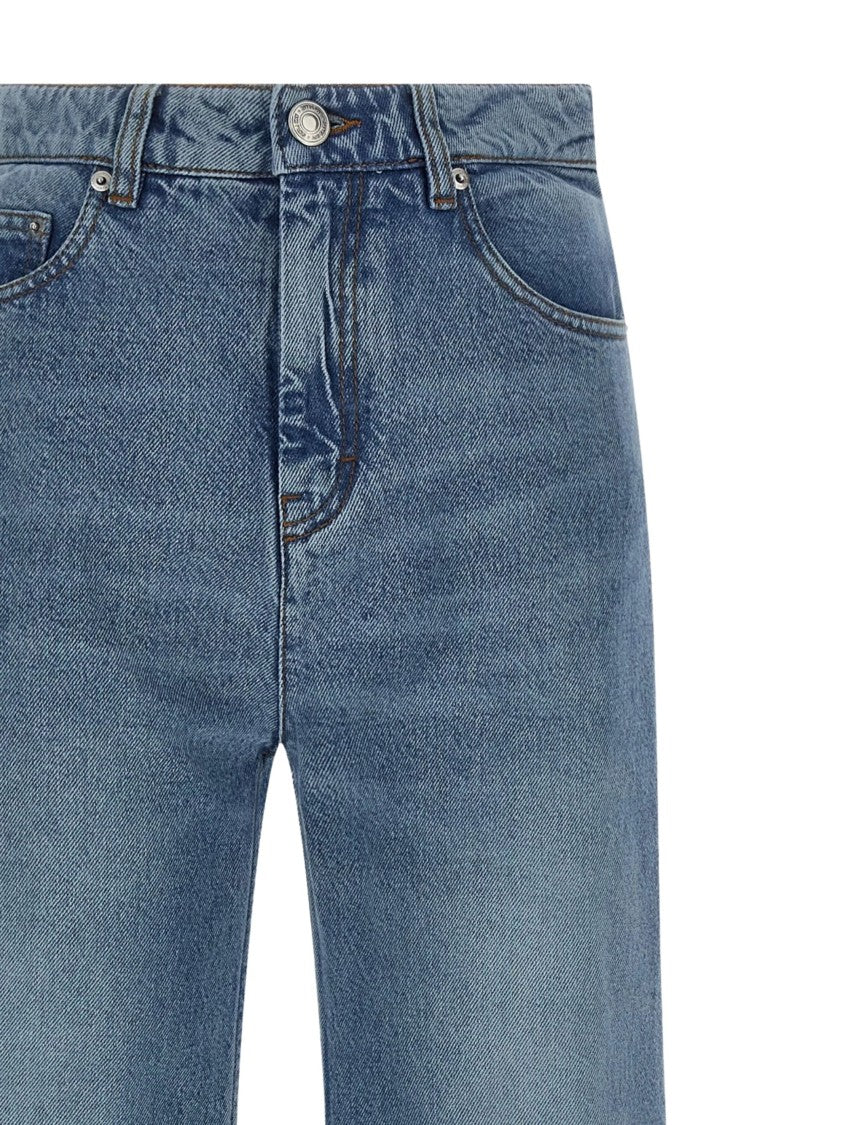 Ami Paris Blue High Waist Denim Jeans