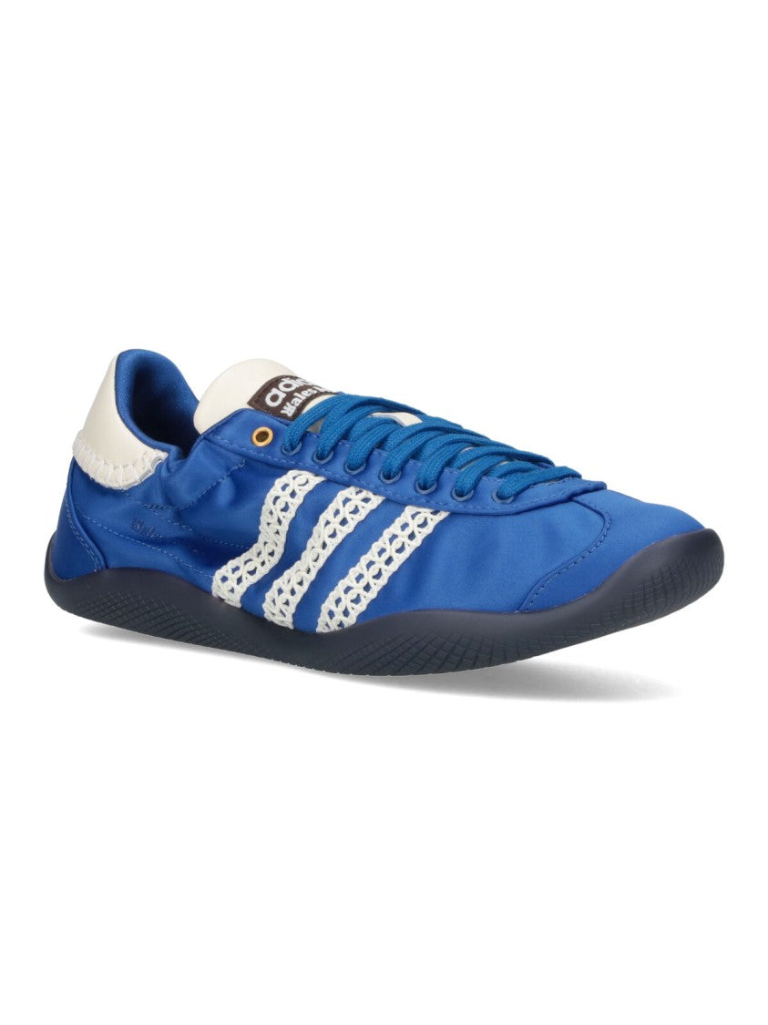 Adidas X Wales Bonner "Kalintha" Sneakers, In Blue Fabric, Round Toe