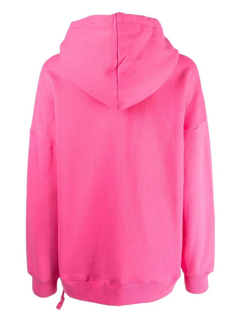 Ksubi Spacious Pink Hoodie With Relaxed Fit