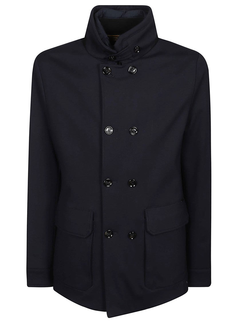Moorer Bas-Tz Double Breasted Structured Blazer
