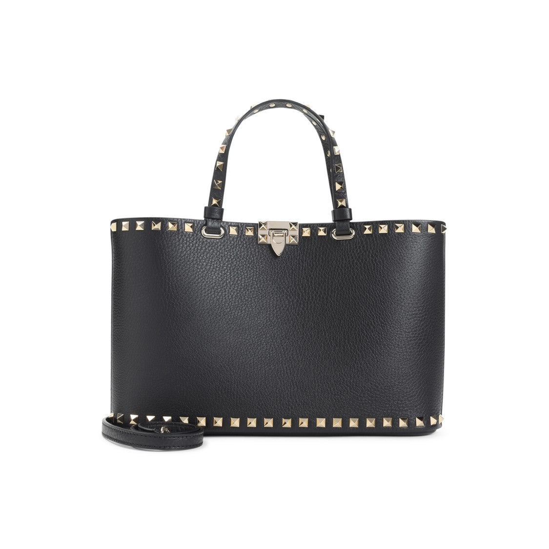 Valentino Garavani Grained Calf Leather Shopper Bag