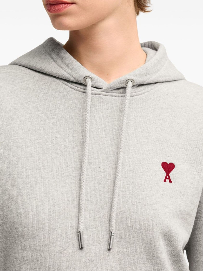 Ami Hoodie With Embroidered Heart Logo