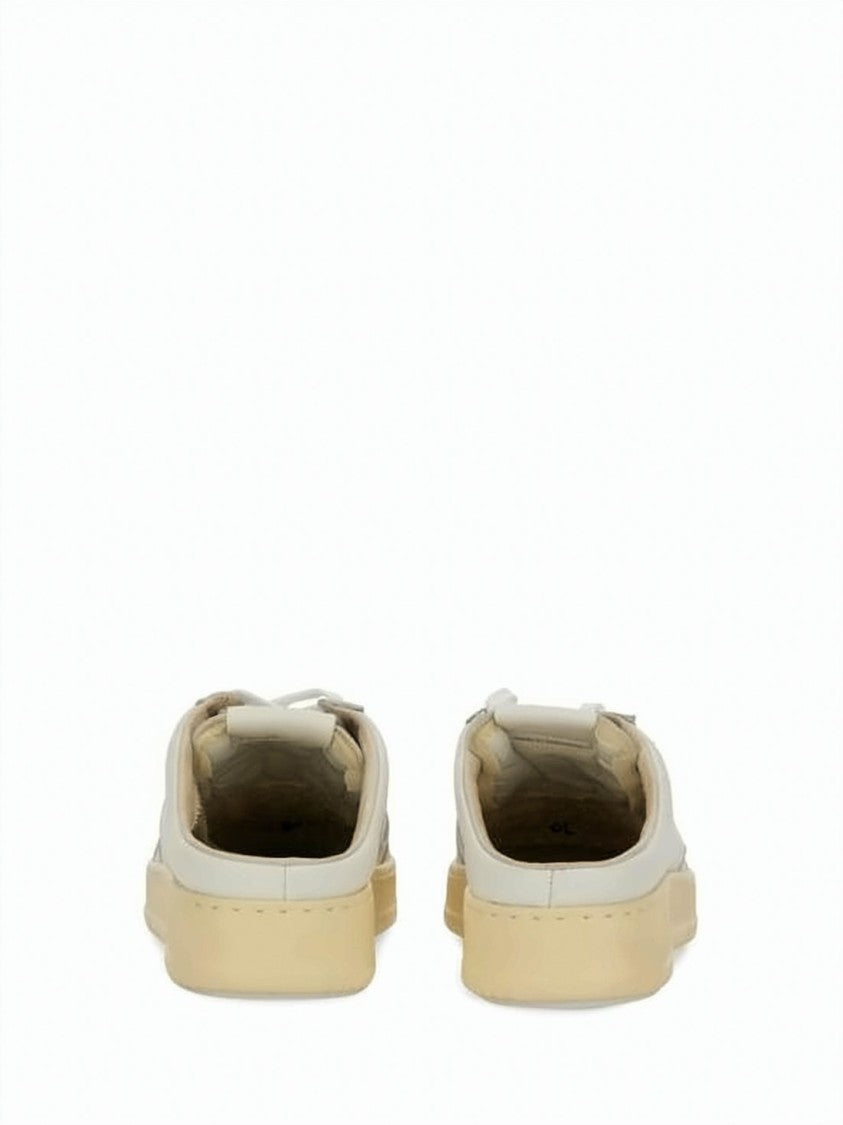 Autry Napa Leather Mule-Sneakers With Perforated Toe