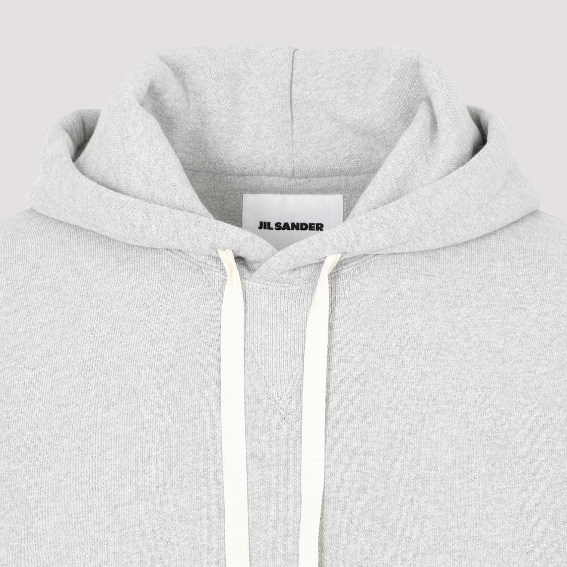 Jil Sander Grey Cotton Hoodie