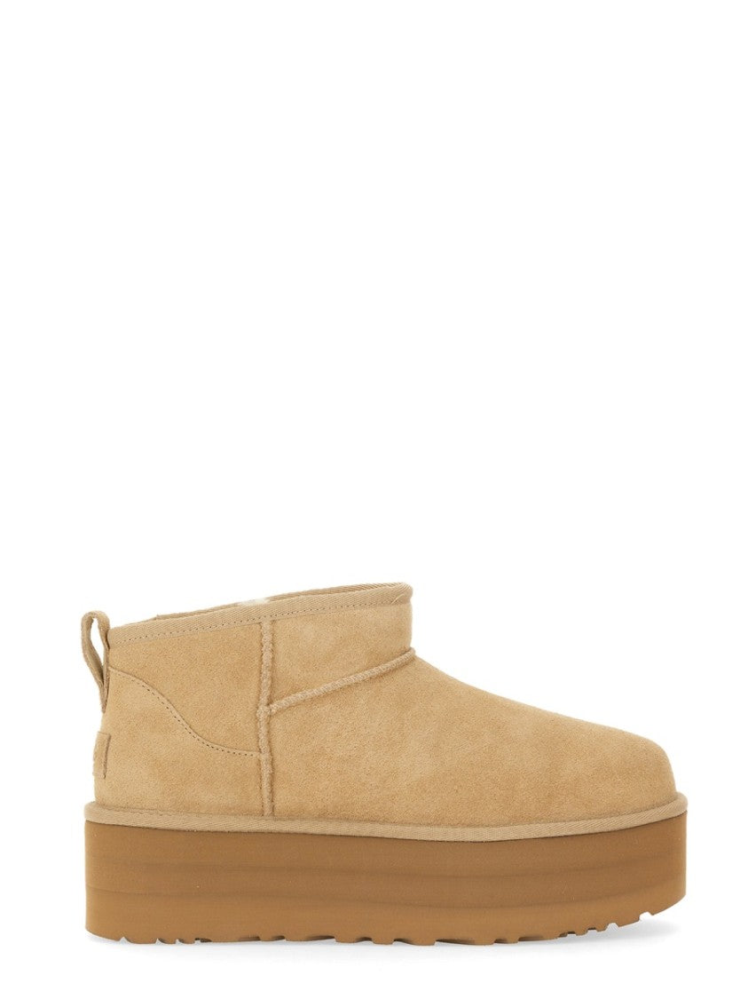Ugg Classic Ultra Mini Platform Leather Boots