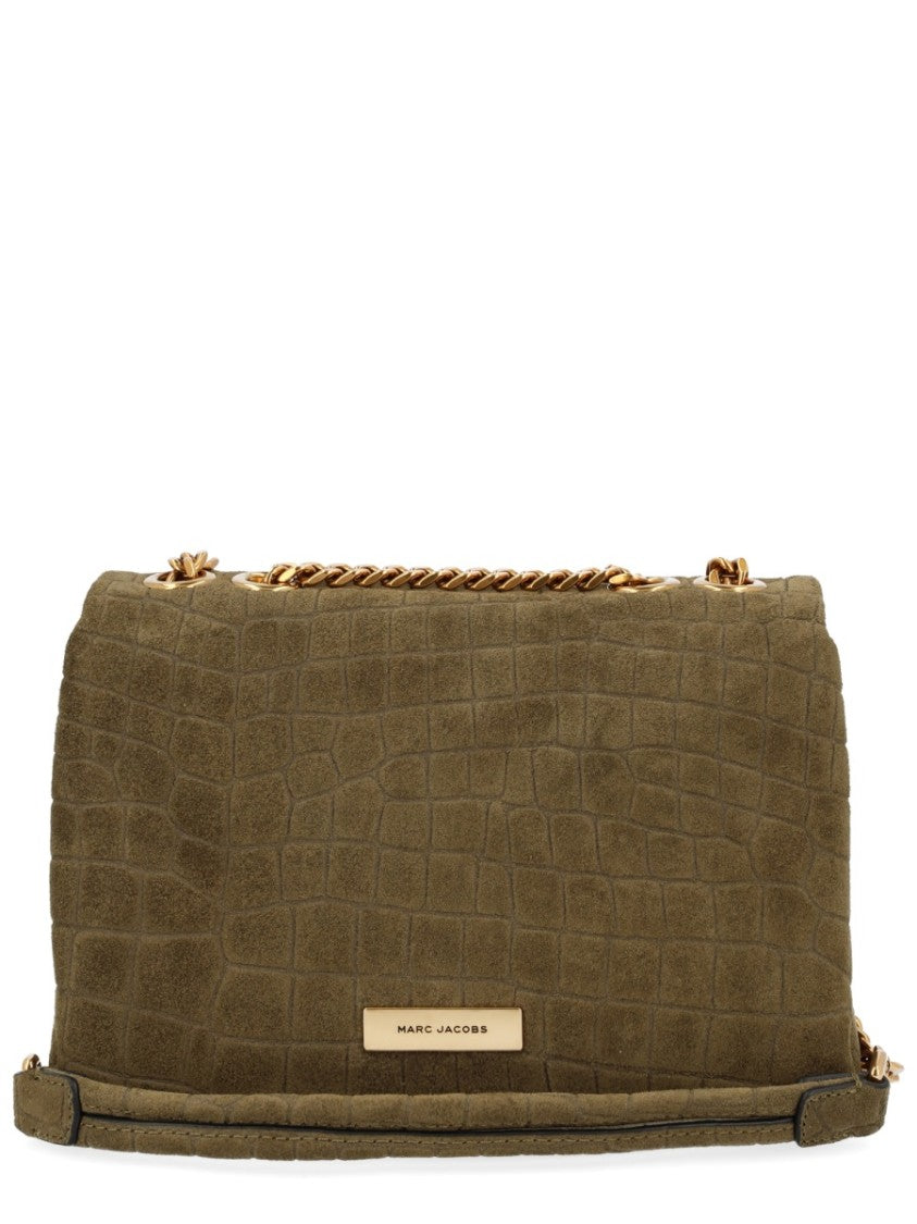 Marc Jacobs Neutrals Slim Dual Suede Shoulder Bag