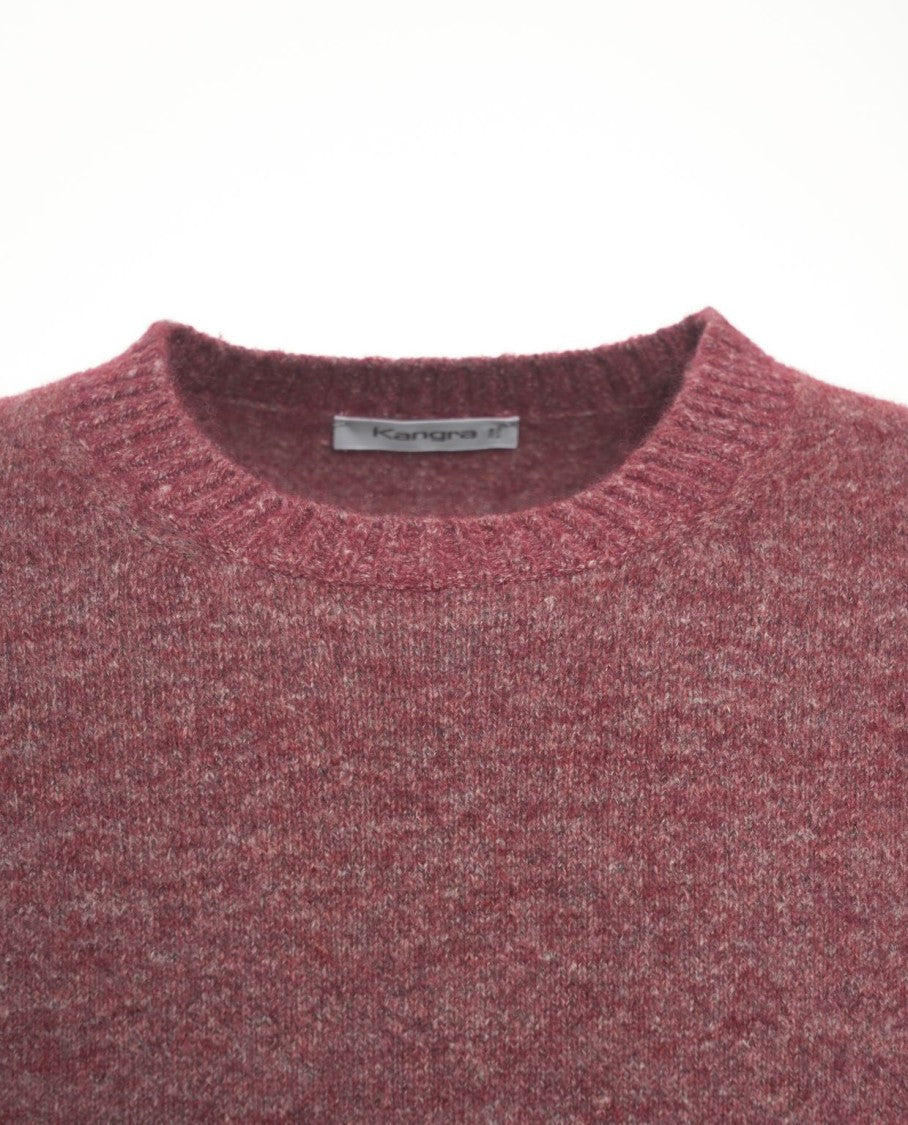 Kangra Mélange Knit Sweater With Round Neckline