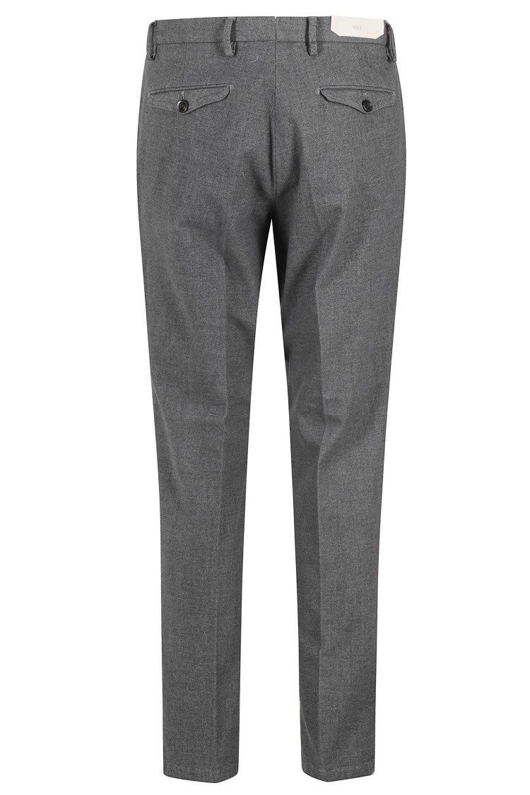 Briglia 2 Pinces Wool Effect Pocket Pants