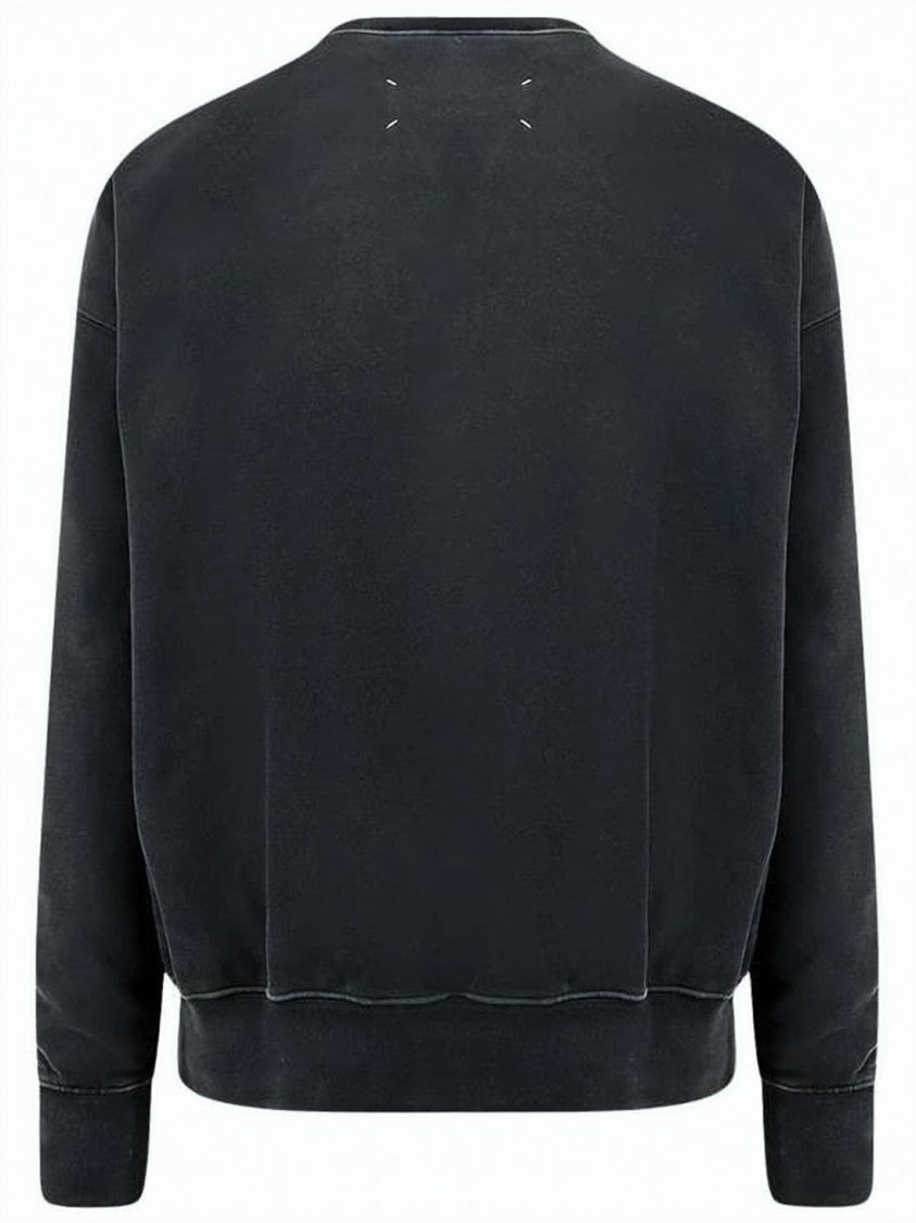 Maison Margiela Black V-Stitch Cotton T-Shirt