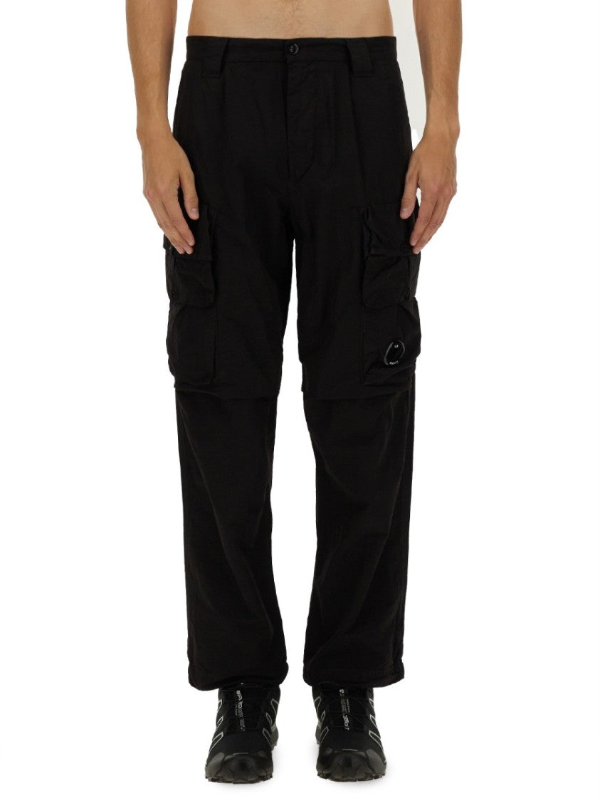 C.P. Company Relaxed Fit Black Cargo Pants