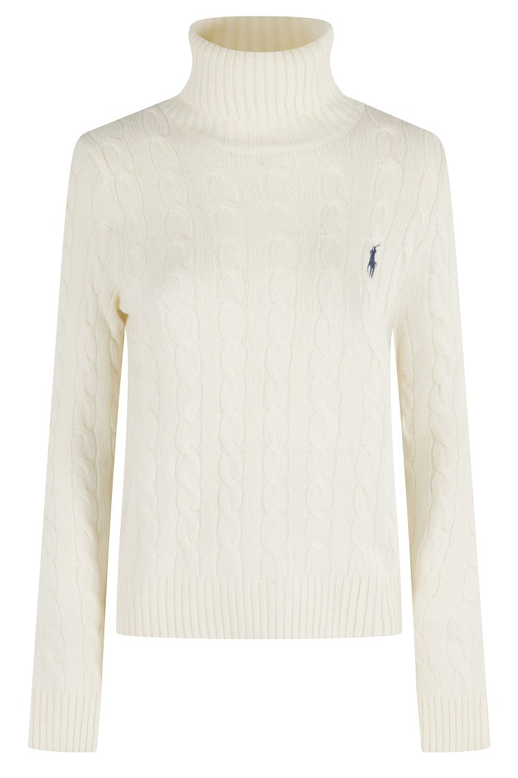 Polo Ralph Lauren Long Sleeve Cream Cable Knit Pullover