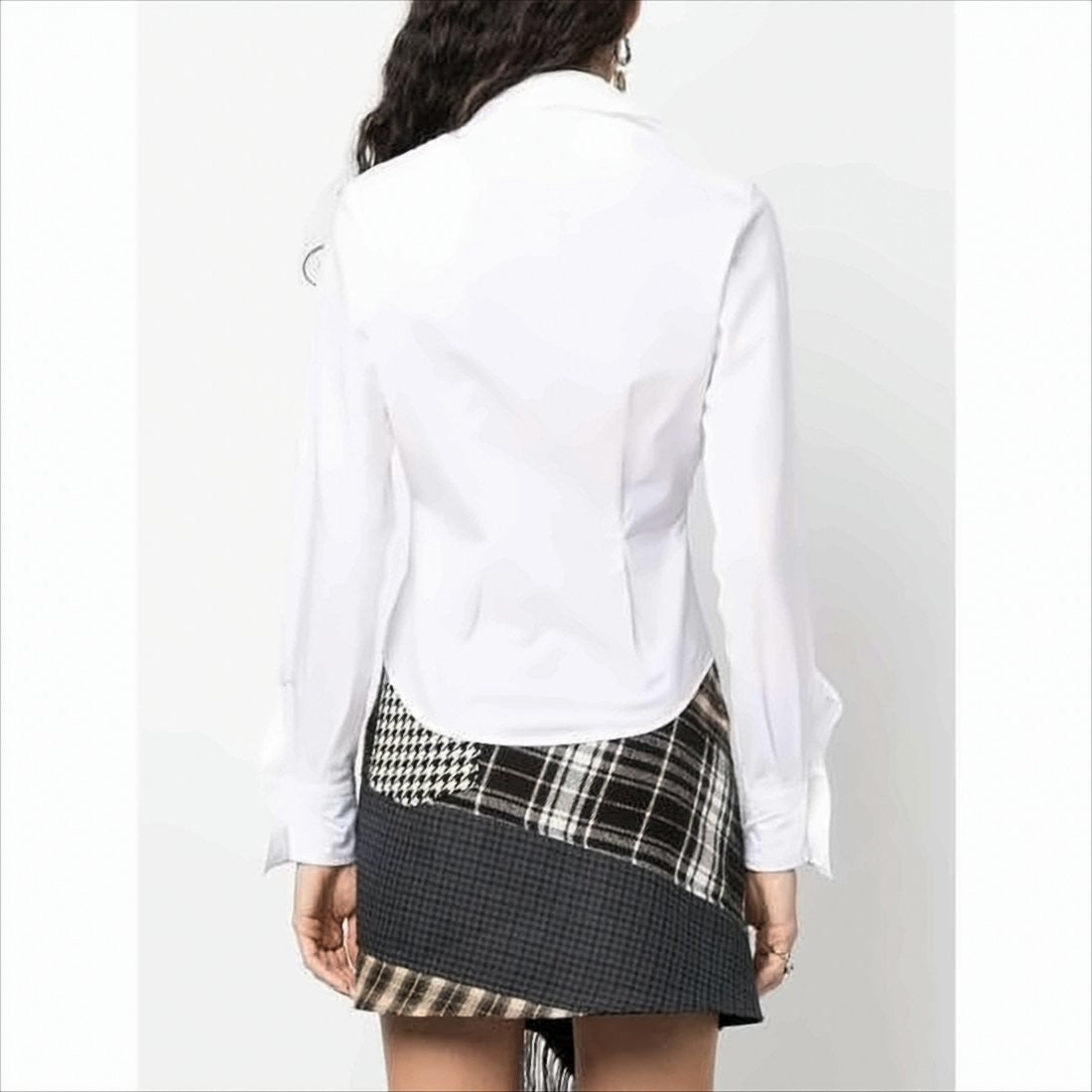 Vivienne Westwood Button Closure White Cotton Shirt