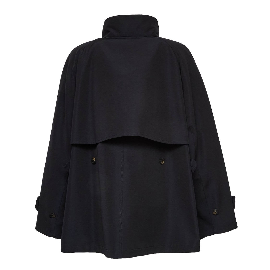 Fay Gancio Button-Up Pocket Peacoat