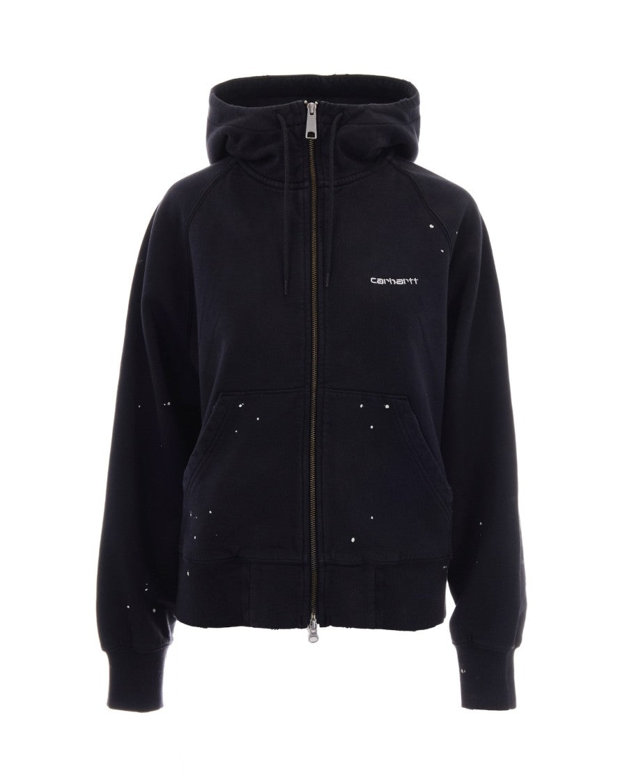 Carhartt Wip Black Women Hooded Painter Cotton Hoodie
