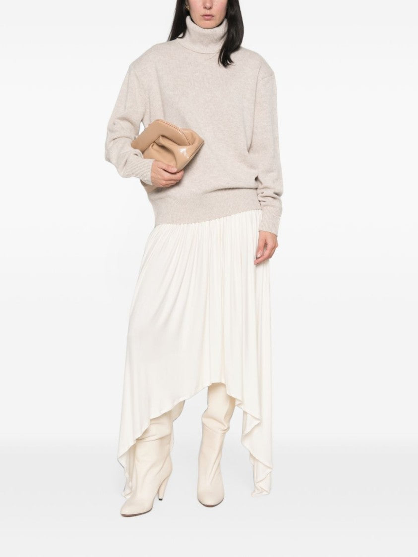 The Frankie Shop Turtleneck Ribbed Knit Sweater