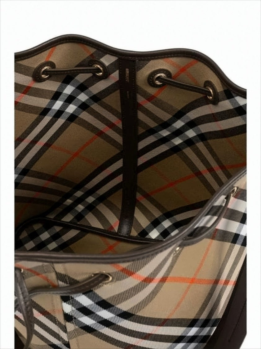 Burberry Vintage Check Bucket Shoulder Bag