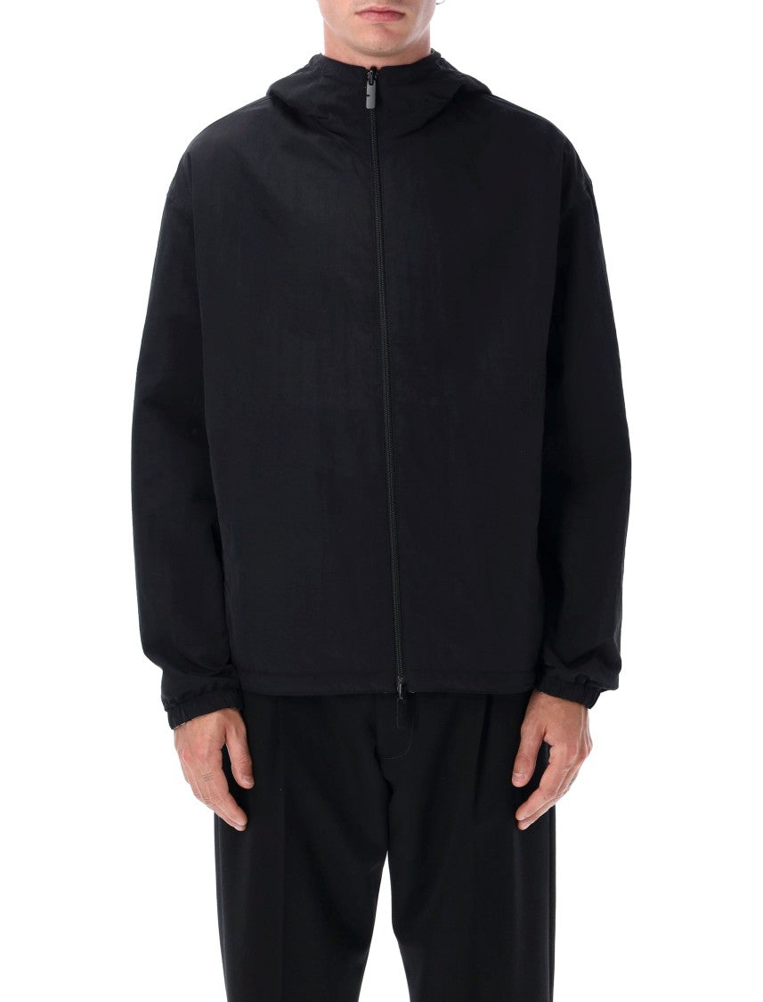 Burberry London Reversible Check Hooded Jacket