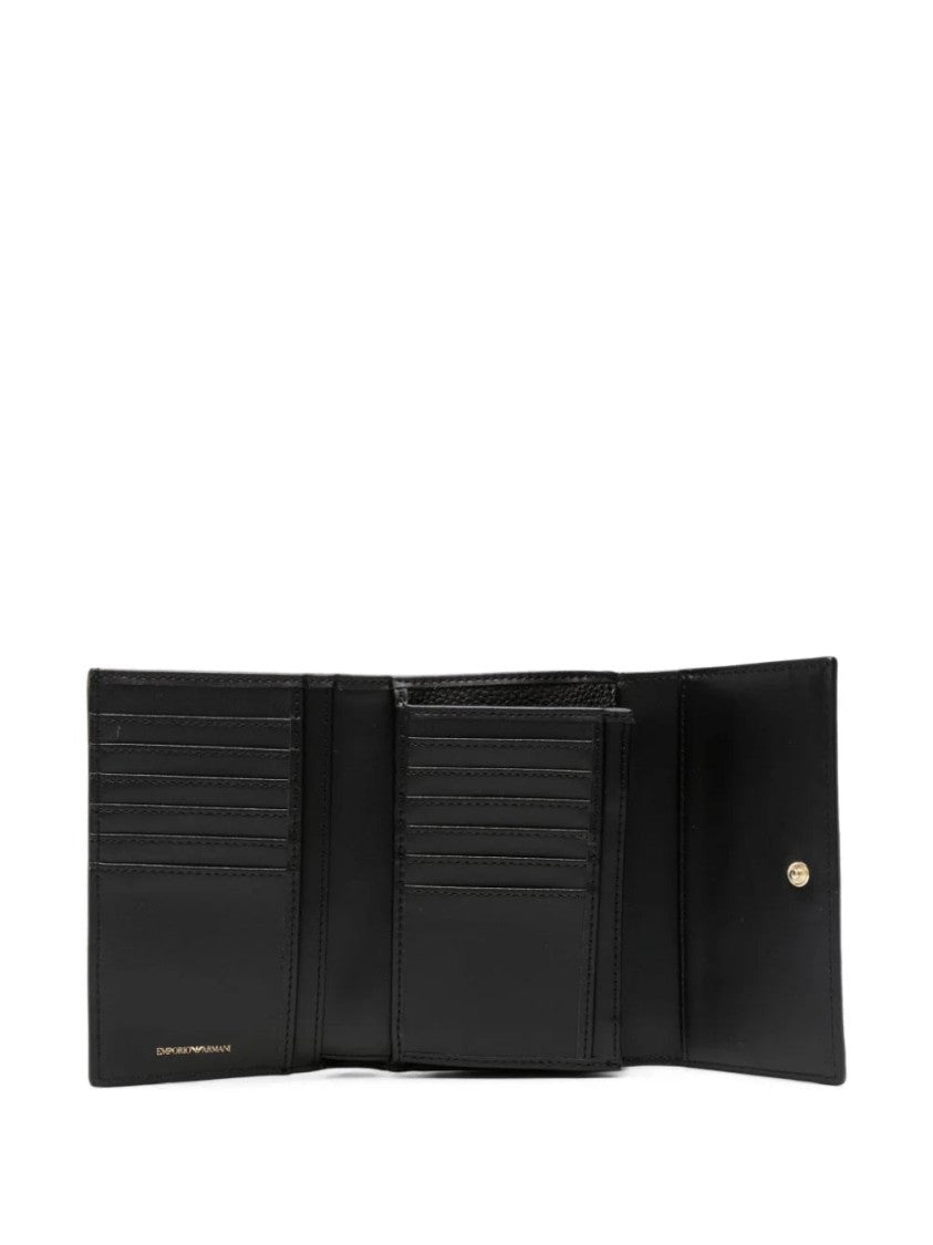 Emporio Armani Textured Black Wallet