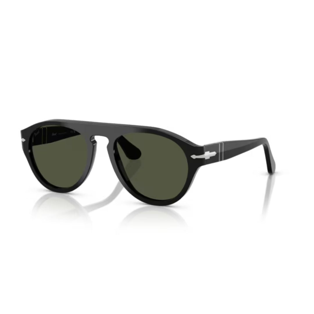 Persol 0Po3370s Classic Aviator Sunglasses With Sturdy Acetate Frame
