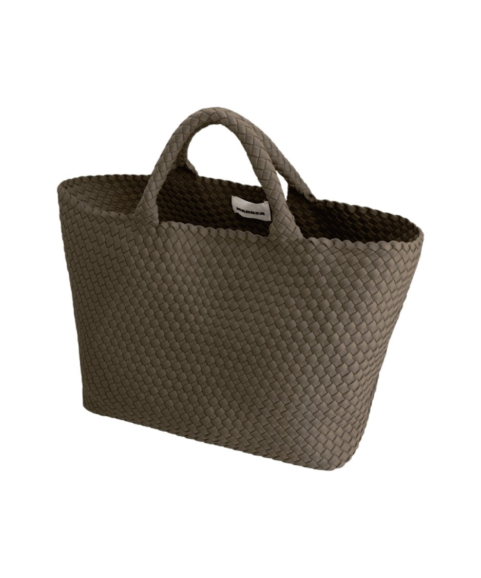 Marrea Neoprene Shopper Bag With Modern Woven Texture