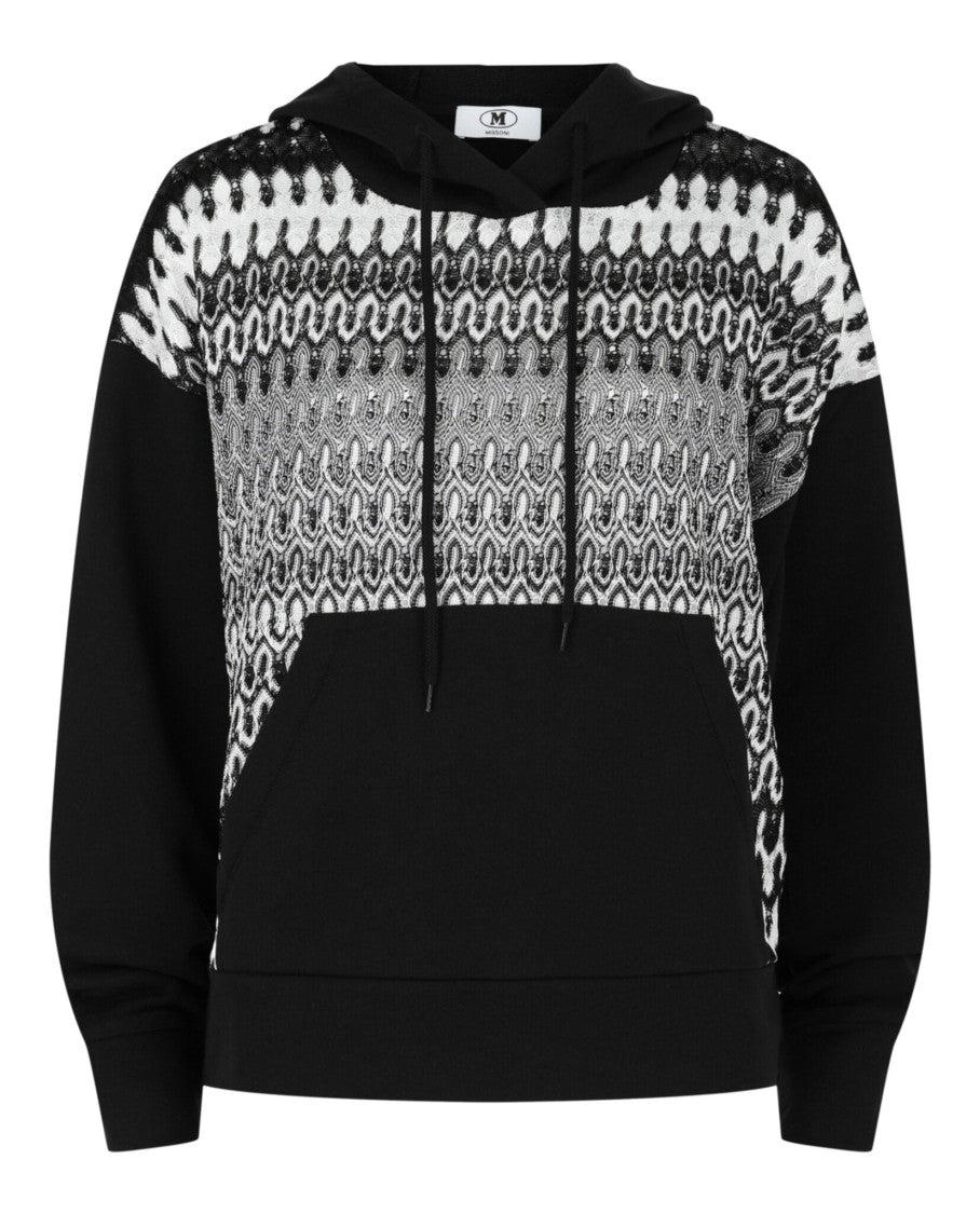 M Missoni Embroidered Mesh Hoodie