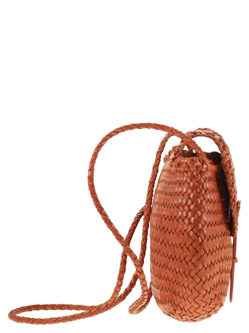 Dragon Mini City Bag - Woven Leather Bag