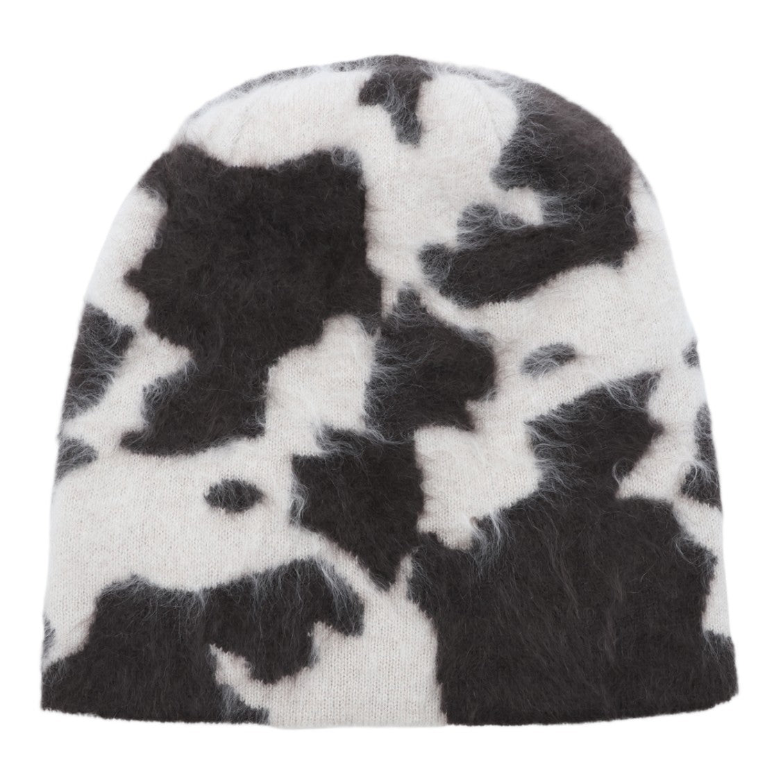 Guest In Residence Cow Print Plush Beanie Hat