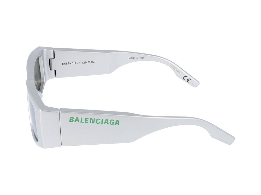 Balenciaga Sunglasses Bb0100s 002 Silver Silver Silver 56/15/150