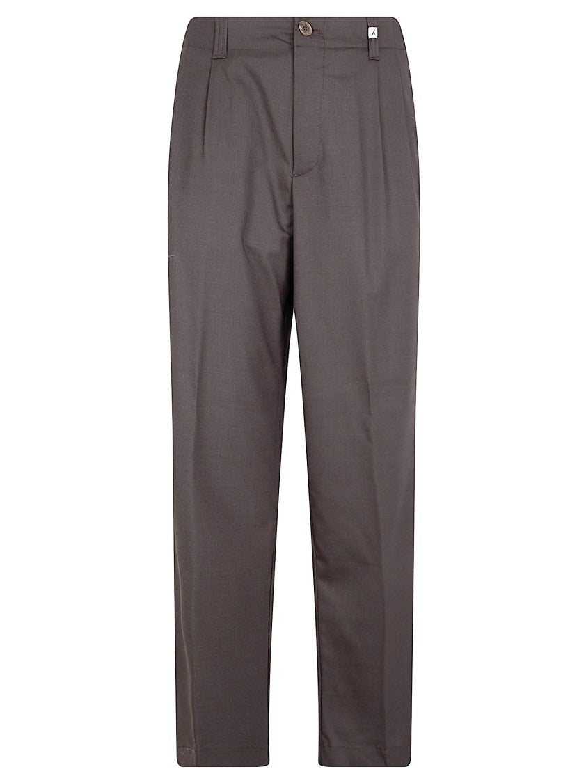 Myths Straight-Leg Trousers With Subtle Sheen And Tailored Finish