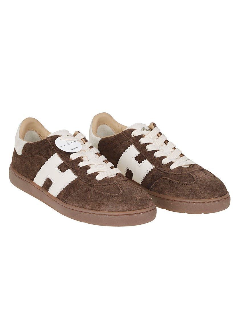 Hogan Brown Cool Suede Sneakers