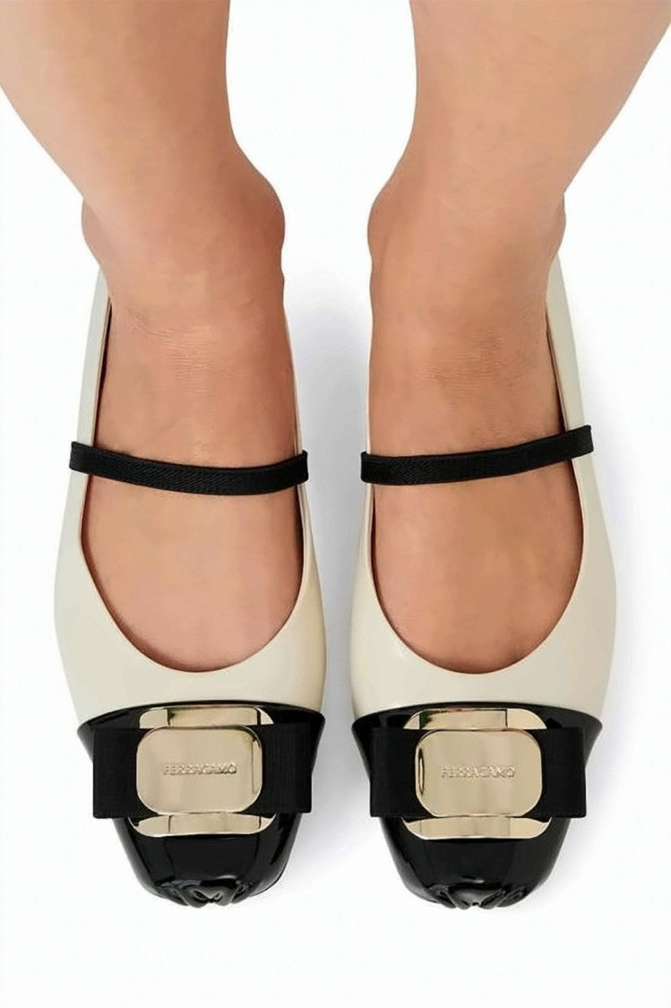 Salvatore Ferragamo Refined Nappa Leather Flats