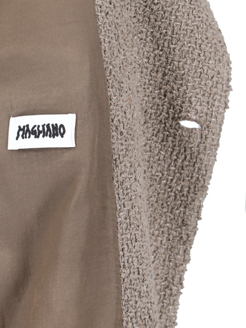 Magliano Double-Breasted Jacket – Taupe