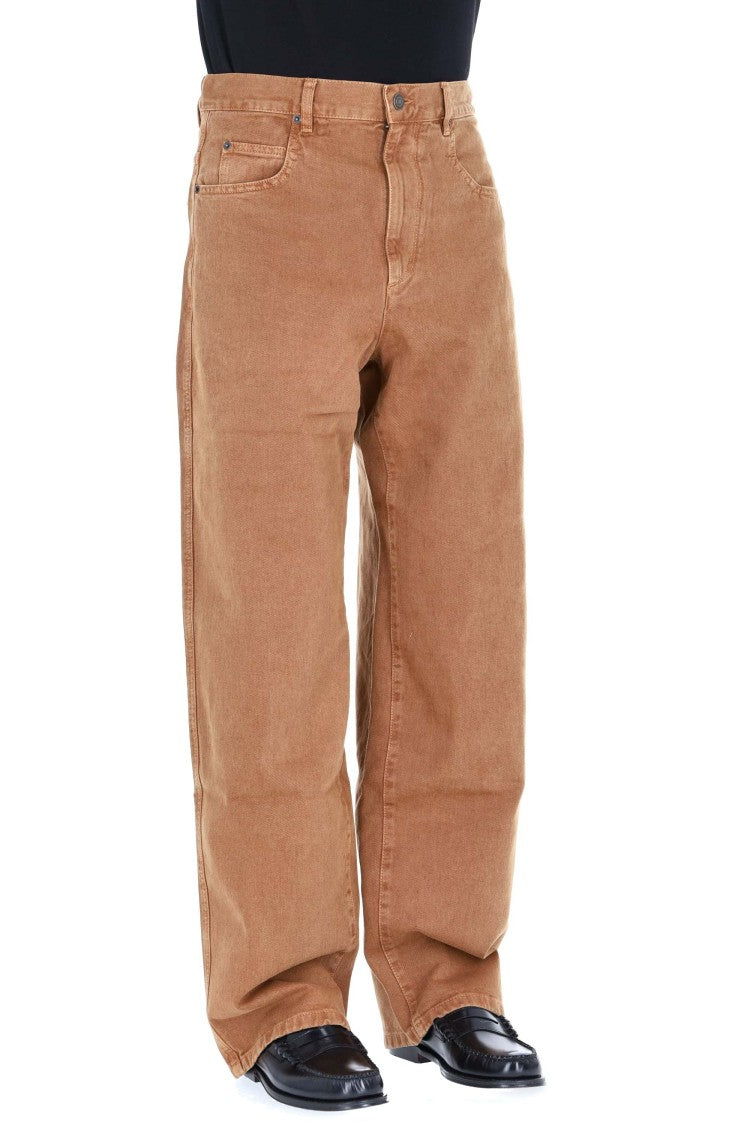 Isabel Marant Jameson Overfit Twill 5-Pocket Trousers