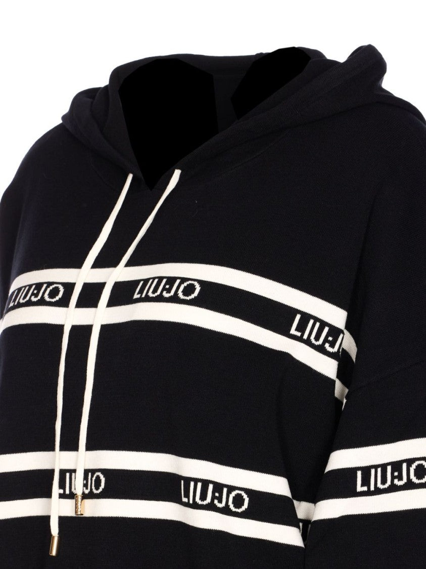 Liu Jo Relaxed Fit Hooded Sweater