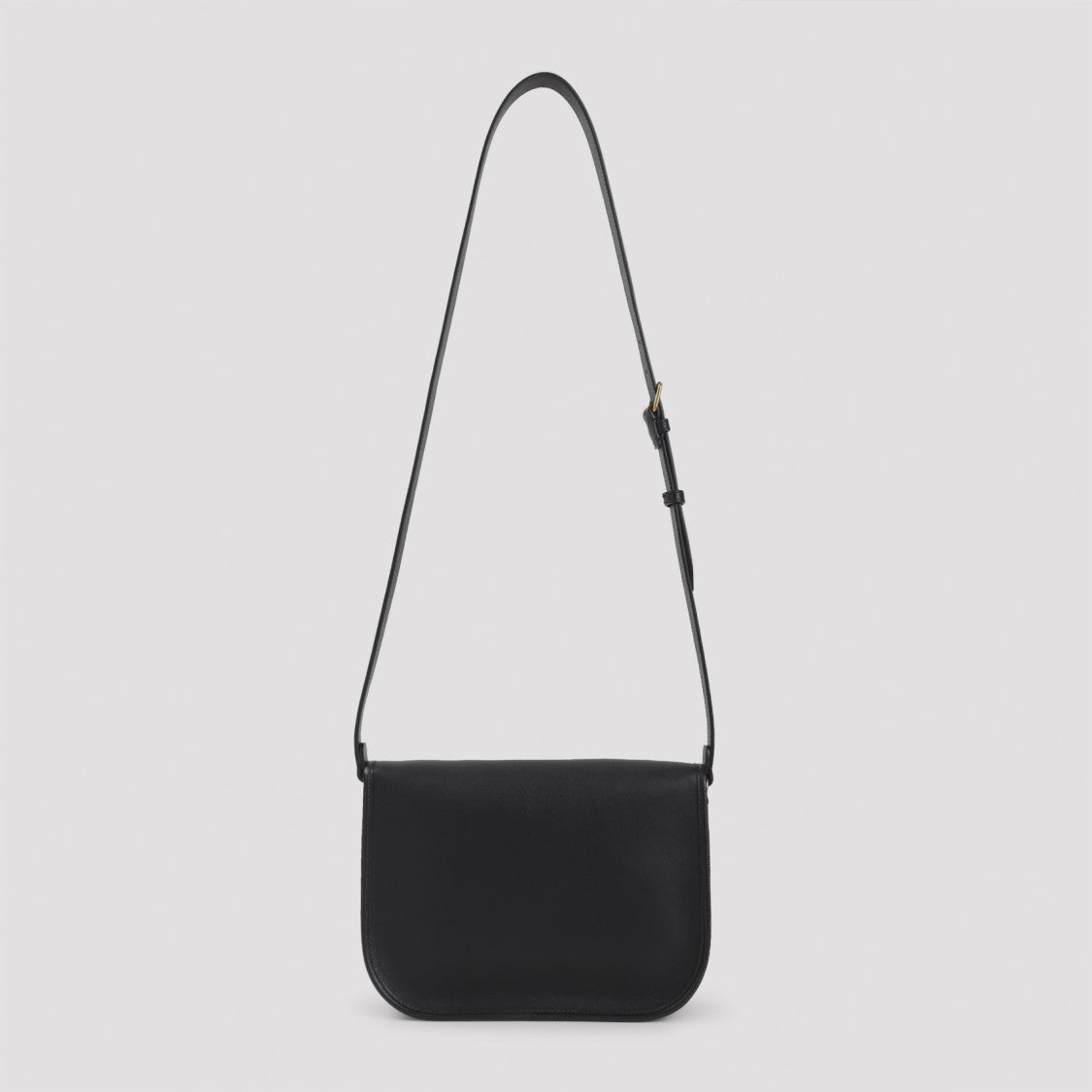 Valentino Garavani Grained Leather Shoulder Bag With Gold-Toned Hardware